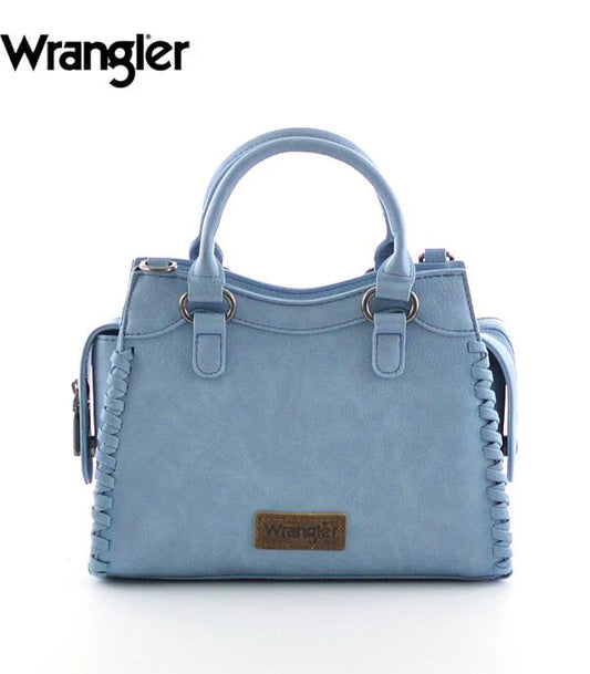WHOLESALE WRANGLER BRAIDED DETAIL TOTE CROSSBODY
