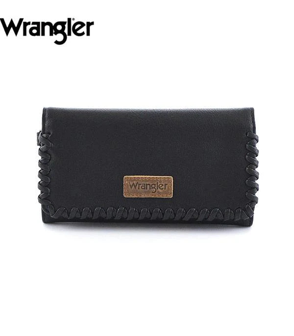WRANGLER BRAIDED DETAIL WALLET WRISTLET