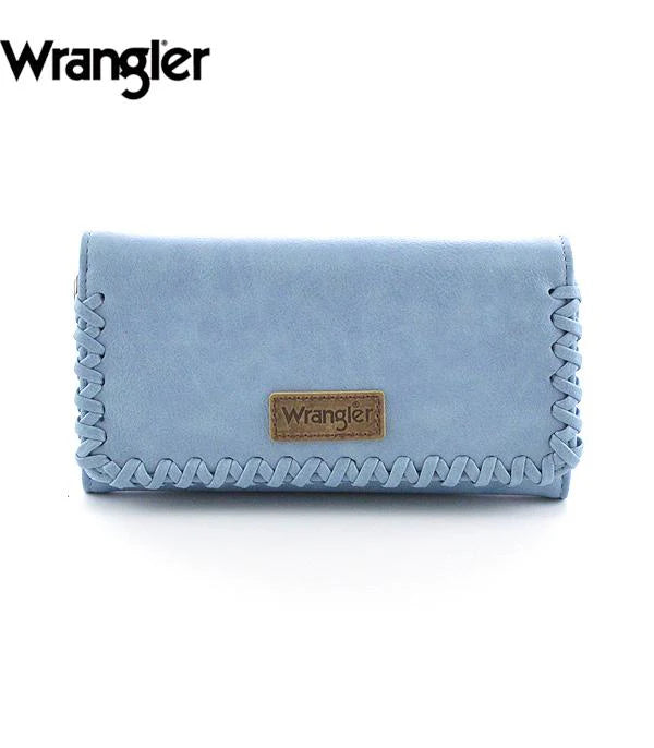 WRANGLER BRAIDED DETAIL WALLET WRISTLET