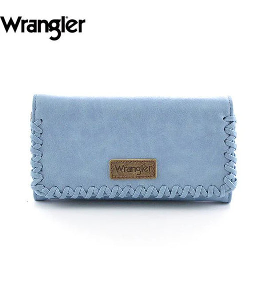 WRANGLER BRAIDED DETAIL WALLET WRISTLET