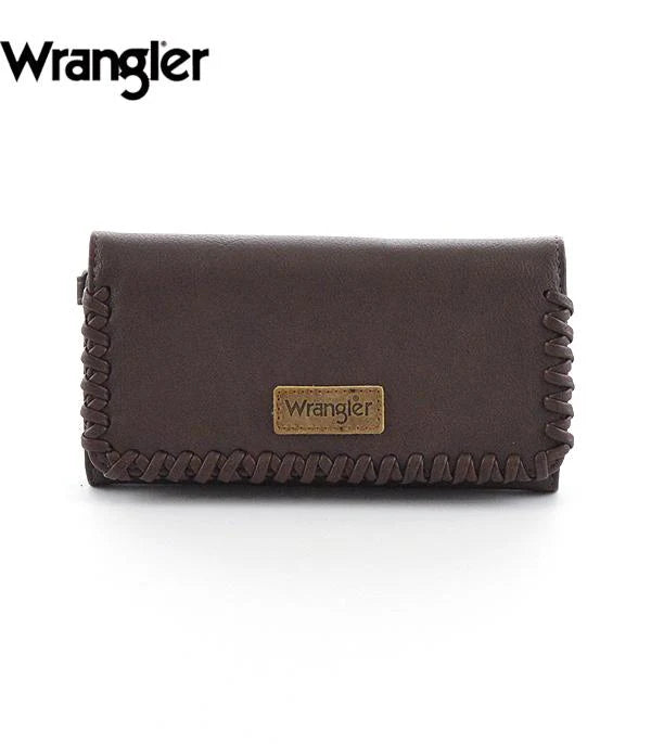 WRANGLER BRAIDED DETAIL WALLET WRISTLET