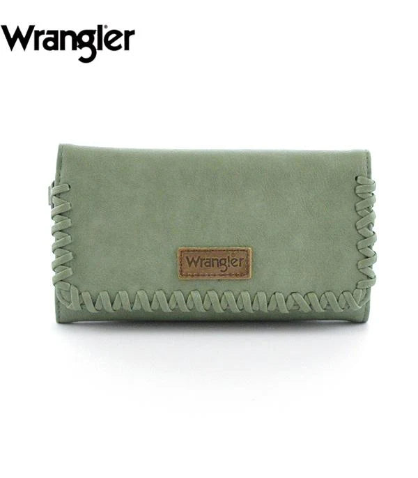 WRANGLER BRAIDED DETAIL WALLET WRISTLET