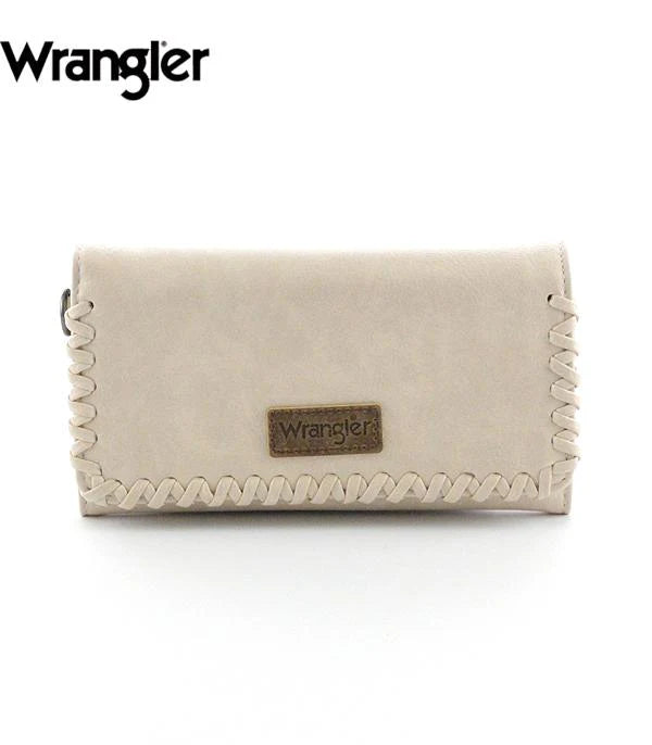 WRANGLER BRAIDED DETAIL WALLET WRISTLET